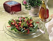 Grisons-style lamb's lettuce salad